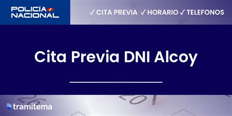 cita dni alcoy|dni solicitar cita previa.